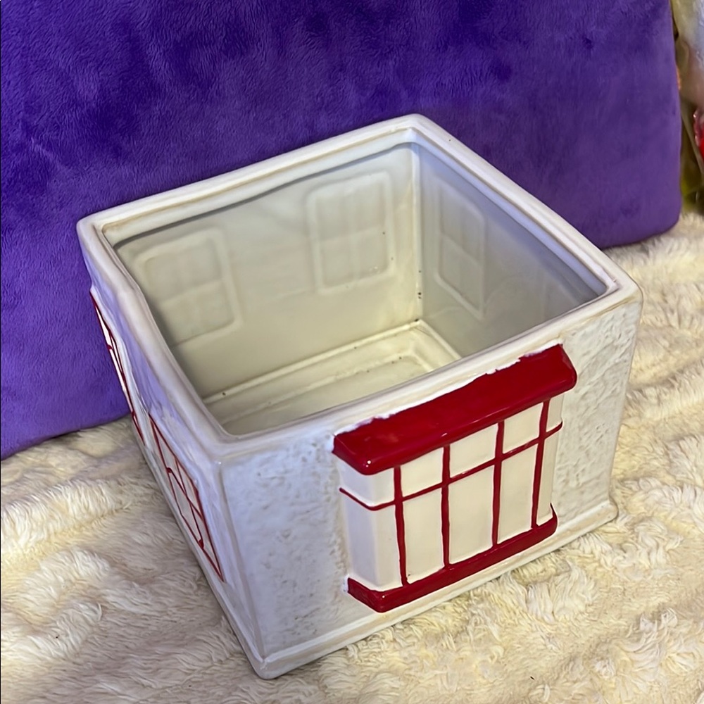 Pottery Barn Porcelain Townhouse Replacement Ceramic  OR  Planter.